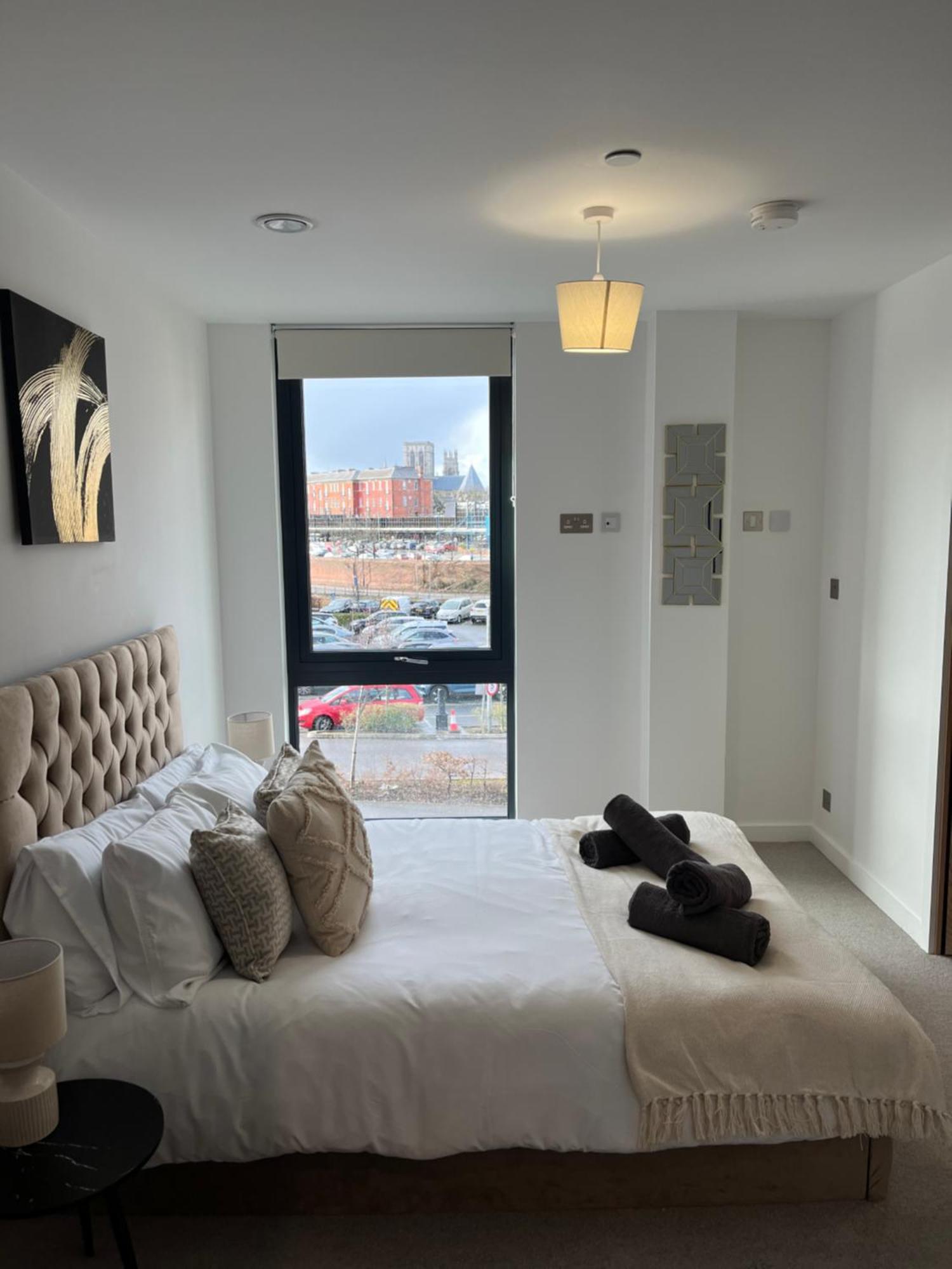 Superb New Build City Centre Flat And Gym 约克 外观 照片